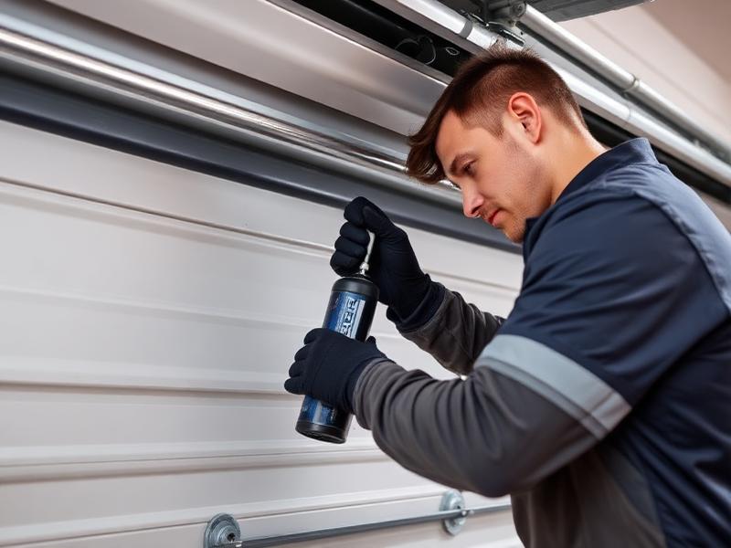 Maintenance service for residential garage doors